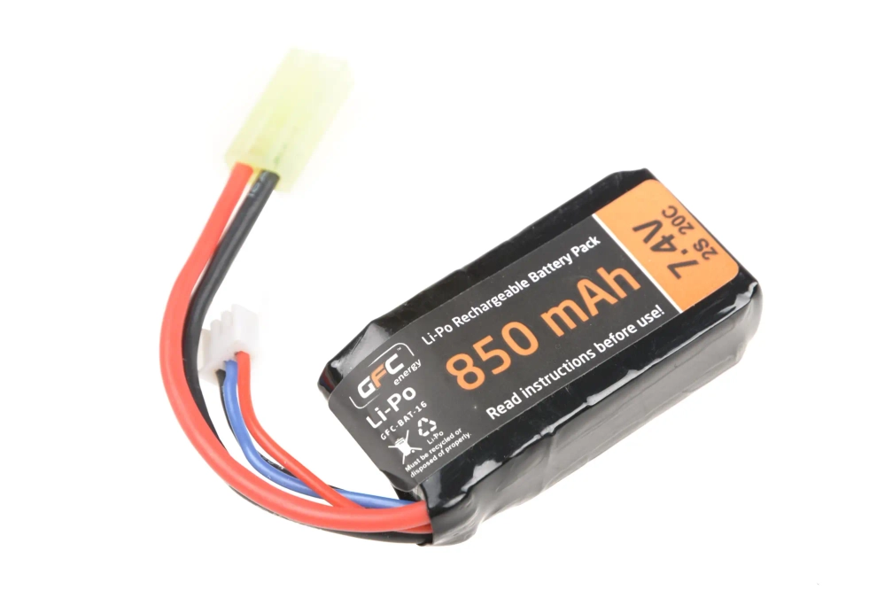 Batería Li-Po 850mAh 7.4V 20C