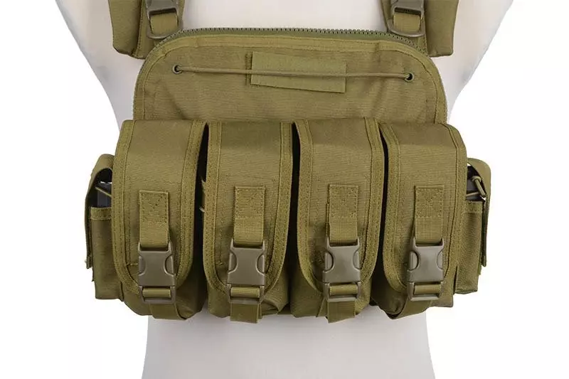 Chaleco táctico Comandante Chest rig - verde oliva