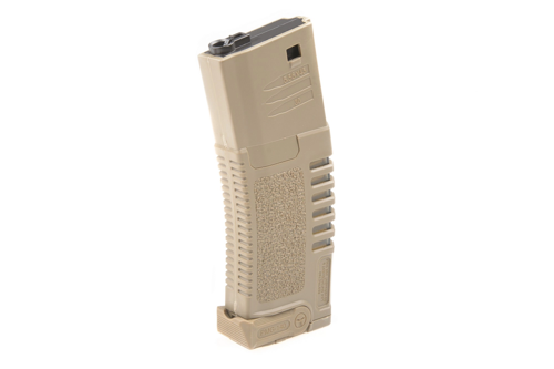 Chargeur mid-cap Balles PMG 140 pour répliques type M4/M16 - terre noire
