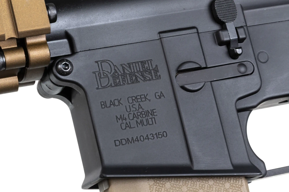Specna Arms Daniel Defense® MK18 SA-P26 Prime™ Aster II ETU airsoft Carbine with Single Fire Only Chaos Bronze Brushless Motor