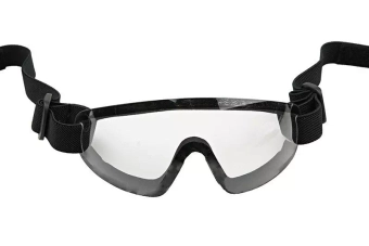 Gogle niskoprofilowe - przezroczyste