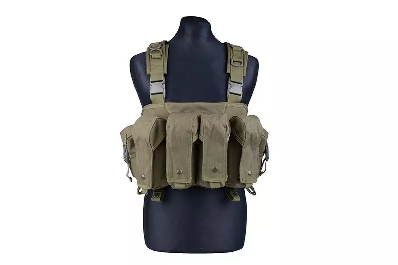 Taktická vesta typ truhly Commando - olivově zelená