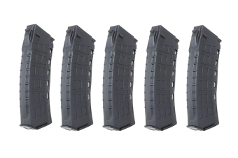 Juego de 5 cargadores Hi-Cap 550 bolas Arcturus EMM AK12 Wheel Negro