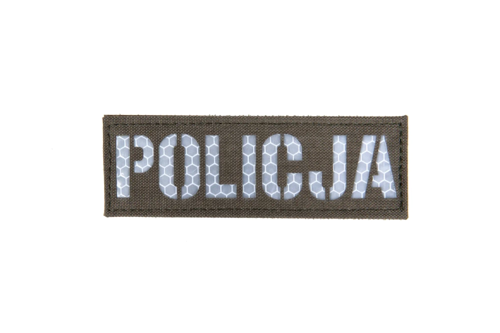 POLICE Insignia reflectante - Verde Ranger