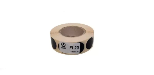 Stickers for 20mm shooting targets - 1000 pcs. - Black