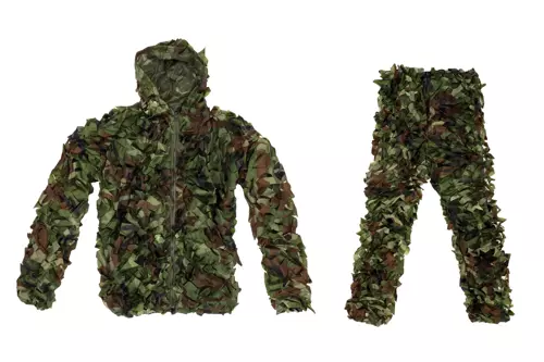 Maskovací oblek Ghillie Suit - woodland