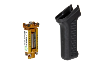 Chwyt pistoletowy Slim + silnik SL-Torque do replik typu AK - czarny