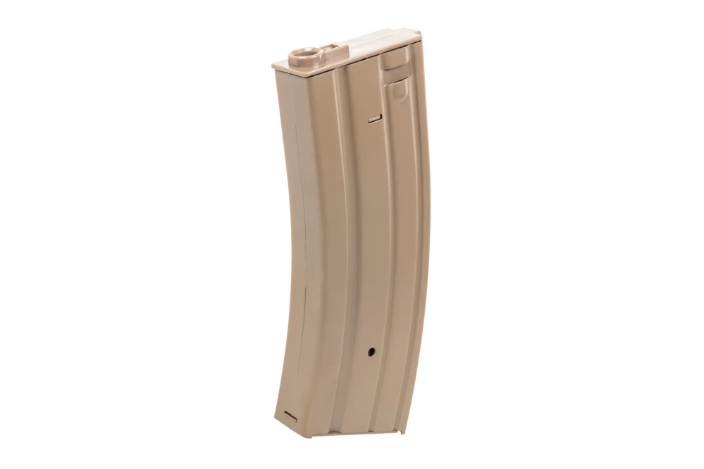 Kovový low-cap zásobník Specna Arms Flat Dark Earth se 70 kuličkami