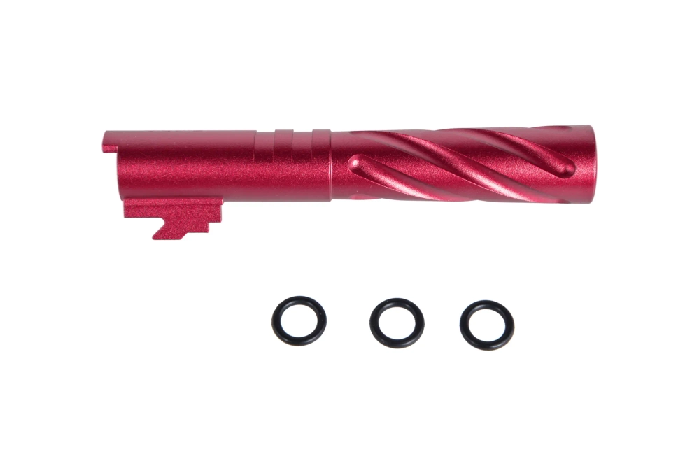 Aluminium buitenste loop LA Capa Customs TORNADO voor TM Hi-Capa 4.3 replica Rood