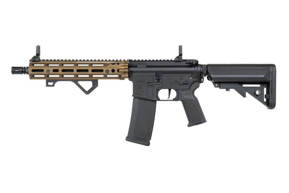 Airsoftová puška Specna Arms Daniel Defense® RIS III 10,5'' SA-P27 Prime™ HAL™ ETU s bezkomutátorovým motorem Chaos Bronze