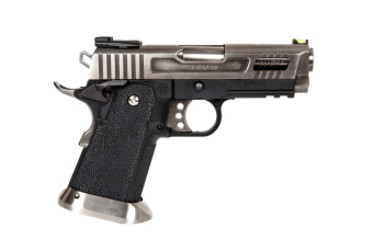 Hi-Capa 3.8 Force “Velociraptor” (Full Auto) Pistol Replica - Silver