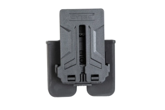 Double pistol magazine pouch - black