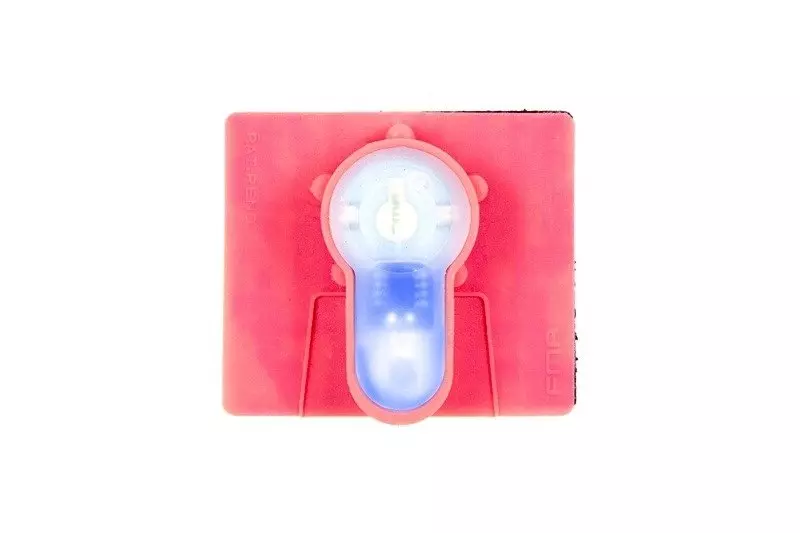 Marker elektroniczny Lightbuck V - różowy (niebieskie światło)