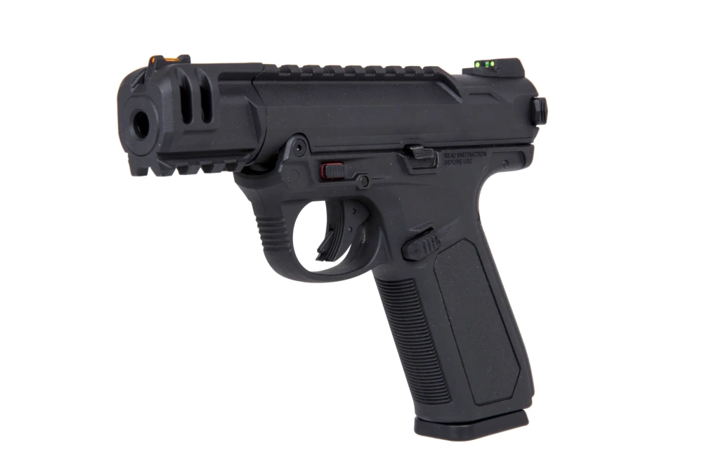 Pistola de airsoft Action Army AAP01C Shinobi GBB Full/Semina Auto Negra