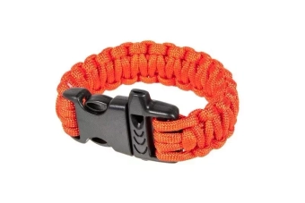 Pulsera de supervivencia (fastex) - rojo