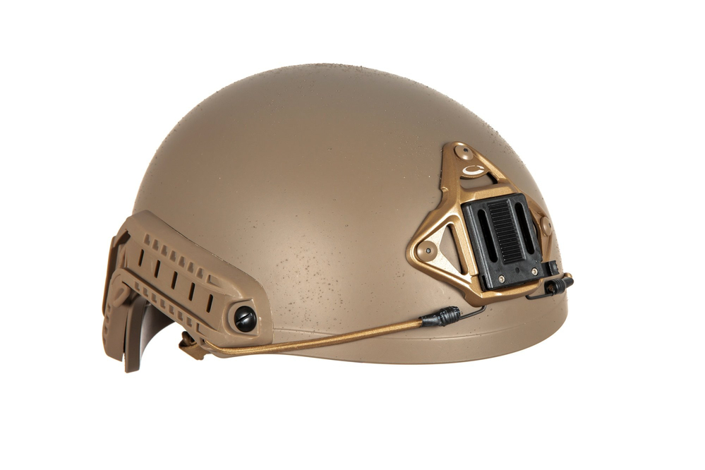 Ballistische Aramide zware versie L/XL donker aarde helm replica