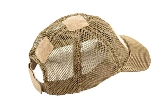 Gorra táctica de malla - bronceado