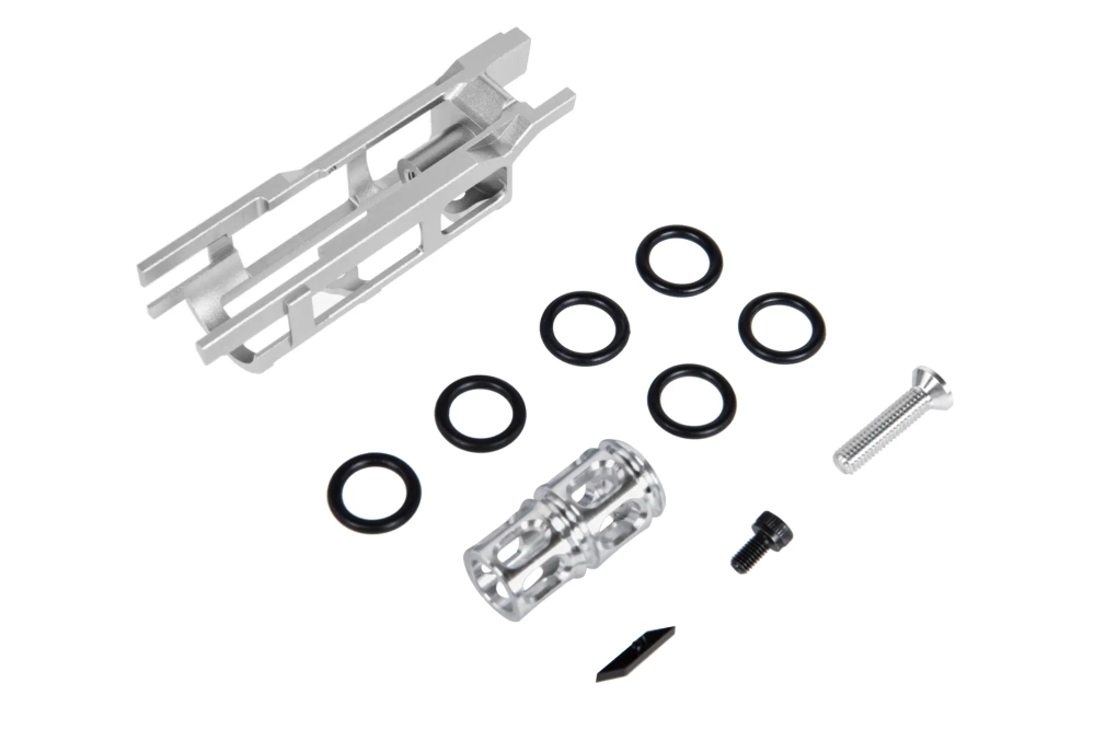 Module BlowBack LA Capa Customs 7075 TURBO pour répliquess TM Hi-Capa Silver