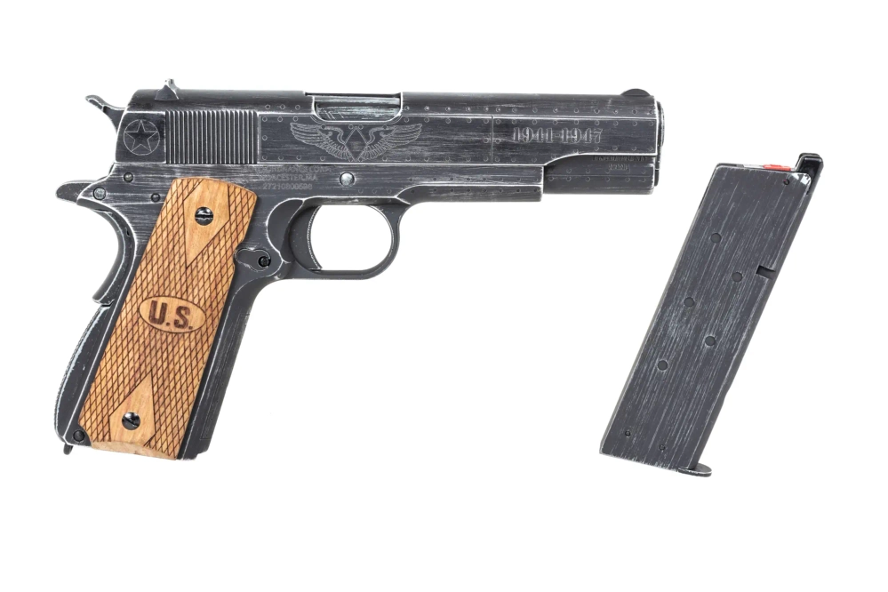 Pistola Cybergun Auto Ordnance 1911 Fly Girl Green Gas airsoft