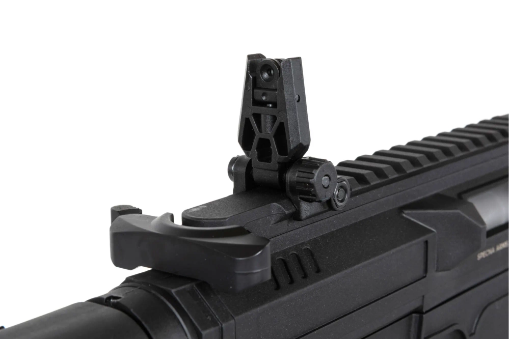 airsoft Specna Arms SA-FX01 FLEX™ HAL ETU machine gun Black with orange discharge device