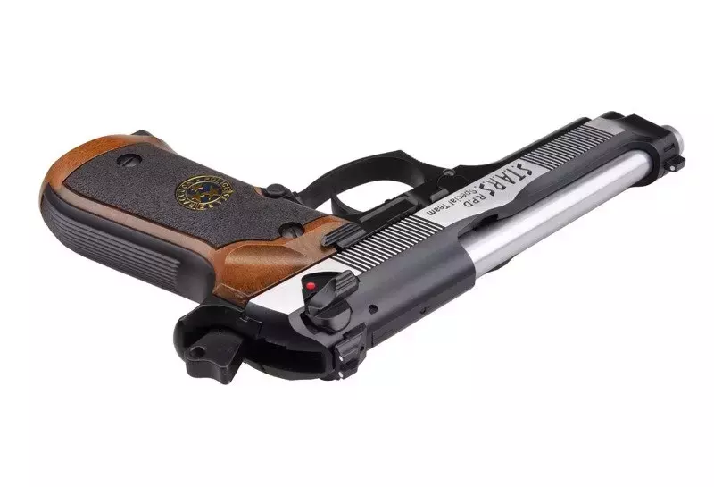 WE-2058 BIOHAZARD pistol replica - 2 tone