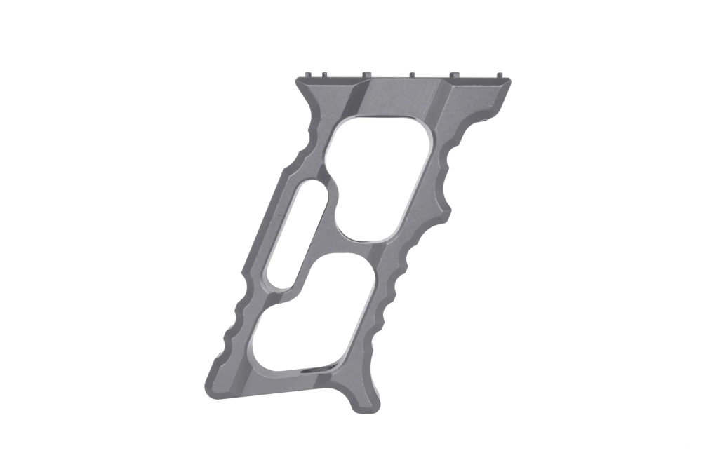 Poignée d'angle en aluminium TD Minivert pour KeyMod/M-LOK Gris