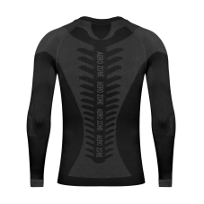 Heren Alpinus Tactical Base Layer thermisch sweatshirt Zwart Grijs