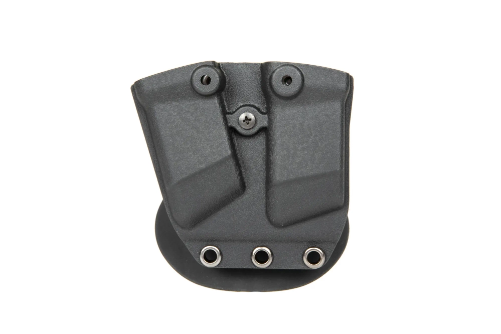 Kydex pistol Double Magazine Carrier - Black