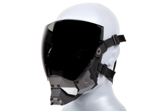 Cyberpunk Commandant masker - Zwart