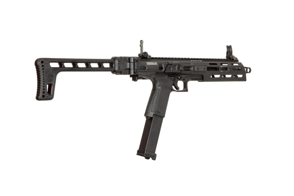 SMC-9 machinepistool replica - zwart (OUTLET)