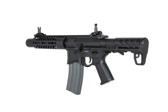 Seekins Precision 7" SBR8 karabijn replica met onderdrukker - Zwart