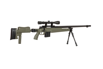 Fusil airsoft fusil de sniper MB4414D - vert olive