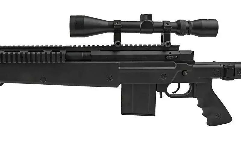 Fusil airsoft fusil de sniper MB4407D - avec lunette et bipode
