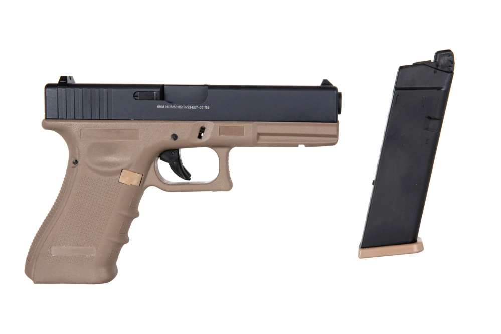 Pistola WE Raven EU7 Half-Tan ASG