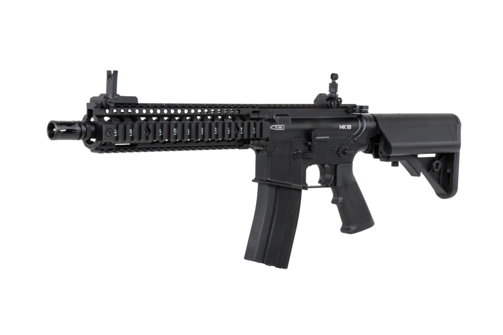 Golden Eagle Daniel Defense MK18 MC6593M GBB airsoft Carbine Black