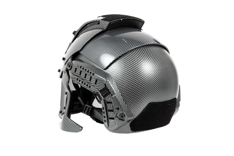 Replika hełmu Warrior - Carbon
