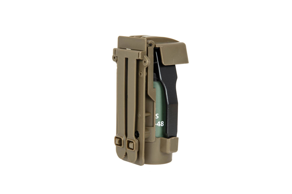 Dummy grenadeu smoking gun with pouch - tan