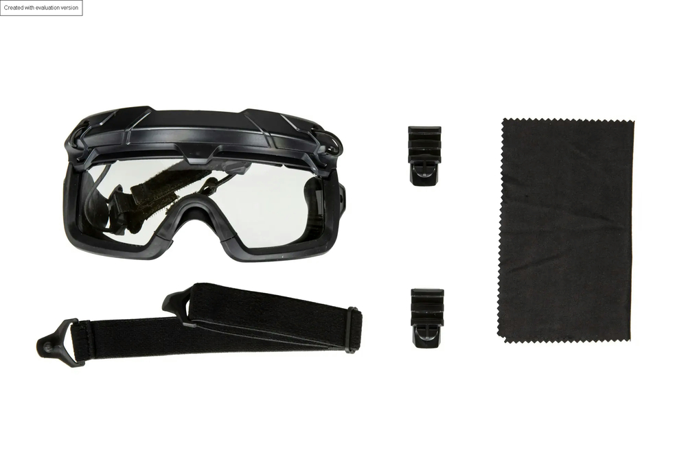 2in1 Tactical Goggles - Black