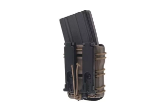 SMC 5.56 Magazine Pouch with flocking (MOLLE) - foliage green