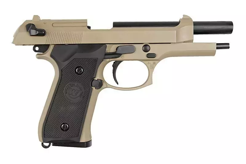 Replica van het M92 pistool - bruin