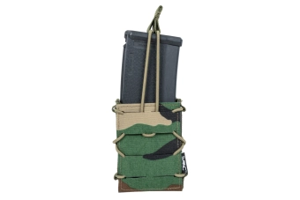 Pojedyncza ładownica typu Open Specna Arms Tactical na magazynki karabinowe Woodland