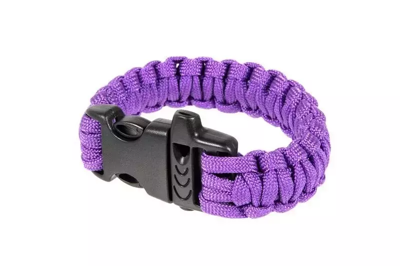 Pulsera de supervivencia (fastex) - morado