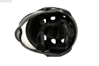 WarQ Full Face First Helmet Black Rough (OUTLET)