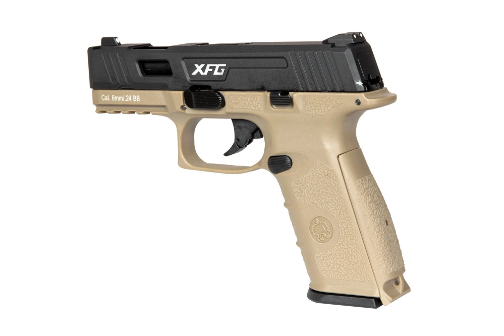 BLE-XFG pistol replica - tan / black