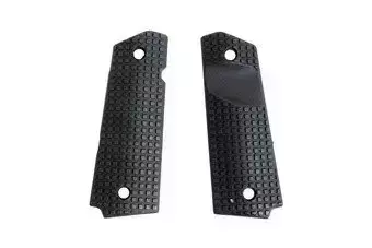 Revêtements en polymère gripu TYPE B pour pistolets type Colt 1911 - noir