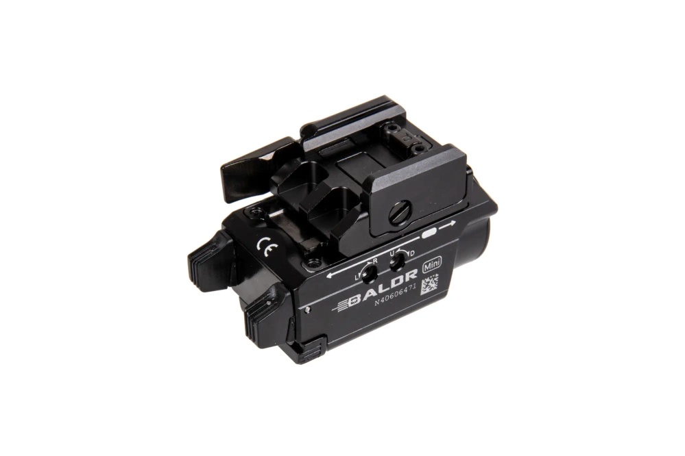 BALDR Mini pistol torch with laser sight