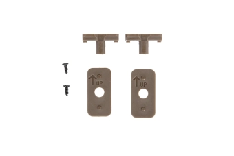 Adaptateur de casque Comtac Woport pour rails ARC (Type AMP) Tan