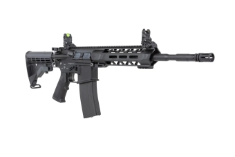 airsoft SRC DUAL POWER SR4 ZAROS GBB carbine with green gas magazine