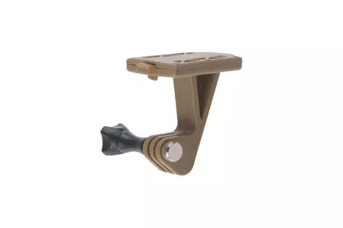 Sportcamera's monteren op een helm - Tan