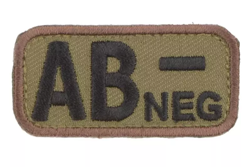Nášivka Krevní typ : AB-NEG - lesní